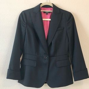 Talbots Black Wool Blazer Sz 2